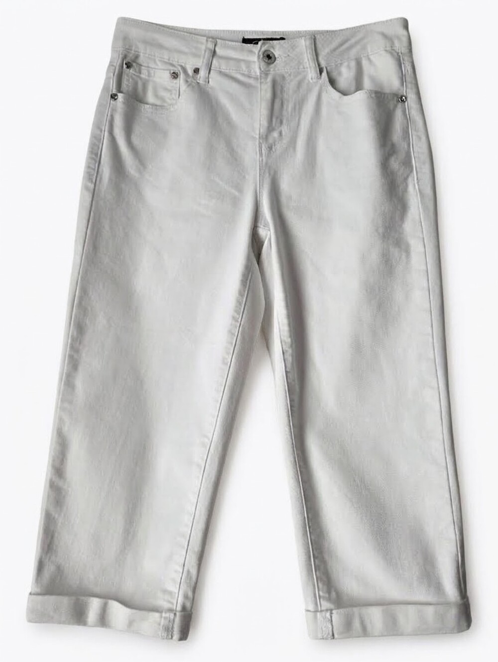 Earl Jeans White Capri Jeans Size 6
